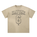Hand-Frayed Sunfade Paint Splatter T-Shirt