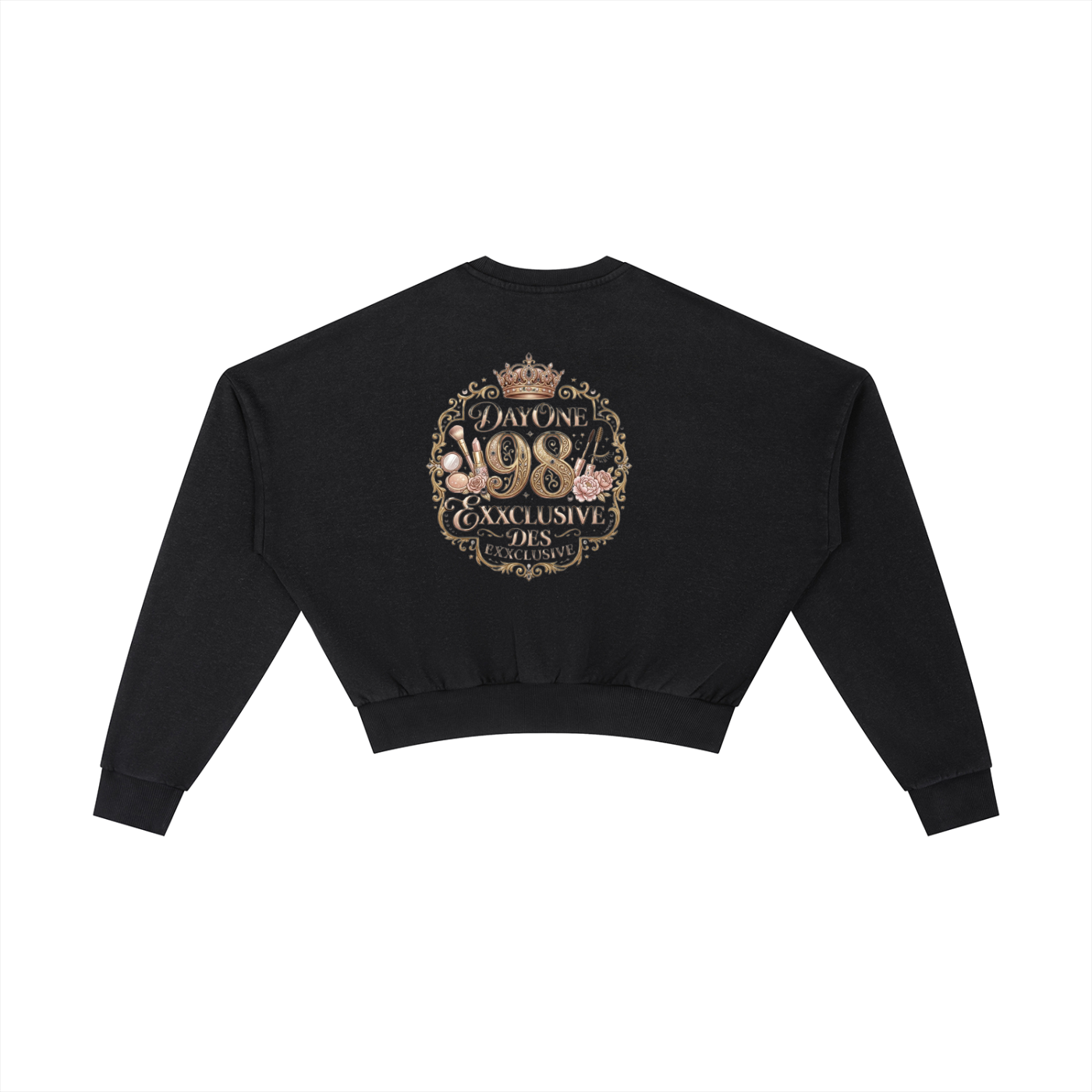 Vintage Washed Cropped Sweatshirt